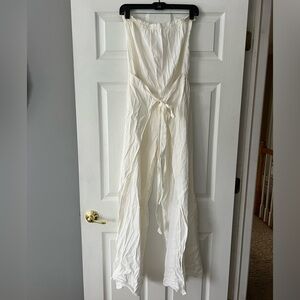DREW white jumpsuit